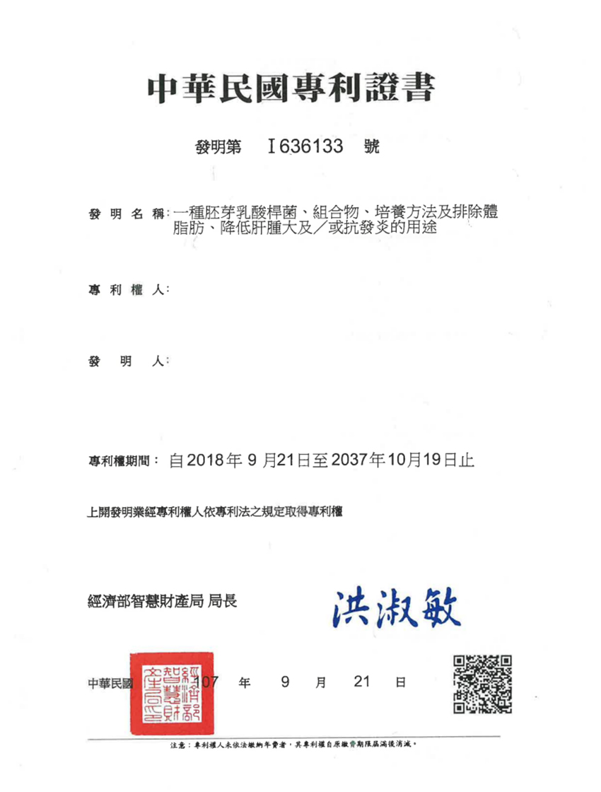 GKM3中國臺灣發明專利